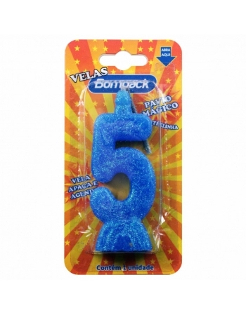 VELA SUPERNUMERO BOMPACK N0 AZUL 04UN