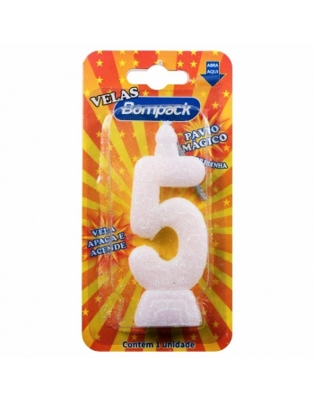 VELA SUPERNUMERO BOMPACK N0 AZUL 04UN