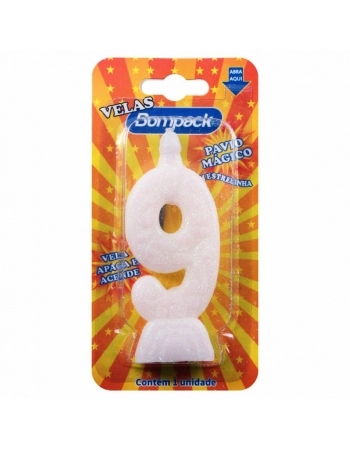 VELA SUPERNUMERO BOMPACK N0 AZUL 04UN