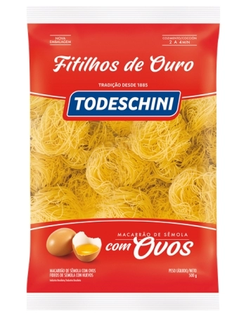 MAC TODESCHINI OVOS FITILHOS DE OURO 500G