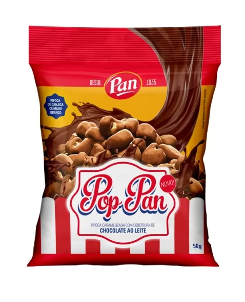 POP PAN PIPOCA C CHOCOLATE SC 50G