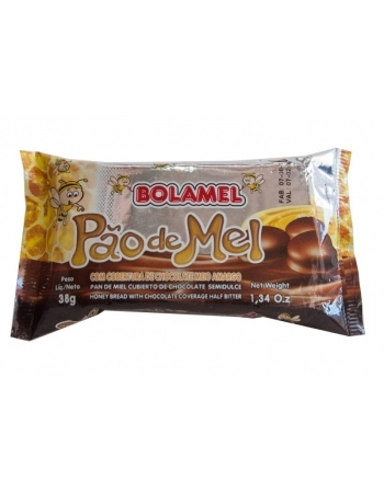 PAO DE MEL COB CHOC BOLAMEL 38G