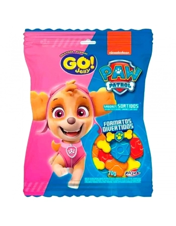 BALA GELATINA GO JELLY PATRULHA CANINA 70G