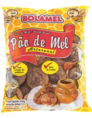 PAO DE MEL ARTESANAL BOLAMEL 240G