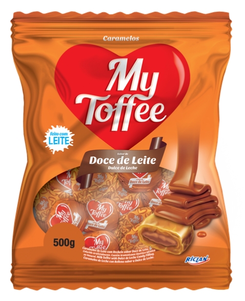 BALA MY TOFFEE DOCE DE LEITE 500G