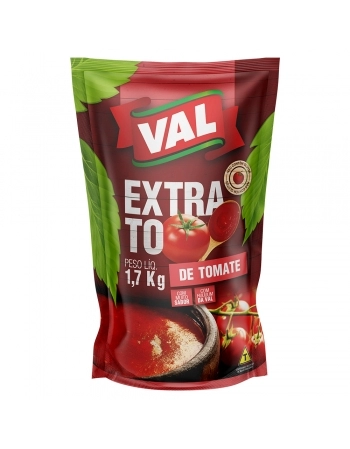 EXTRATO TOMATE VAL POUCH 1,7KG