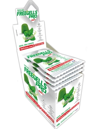 PASTILHA DIET FREEGELLS PRO EUCALIPTO PCT 12X15G