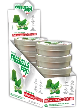 PASTILHA DIET FREEGELLS PRO EUCALIPTO POTE 10X40G