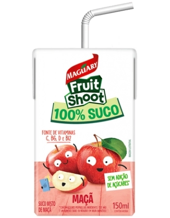 FRUIT SHOOT 100% SUCO MACA TP 150ML