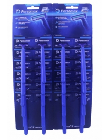 APARELHO BARBEAR PERSOMAX2 CONFORT AZUL CART 12X2