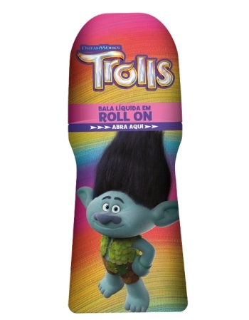 BALA LIQ ROLLON GOPLAY TROLLS MORANGO 15UN