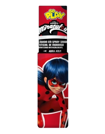 BALA LIQ SPRAY GOPLAY MIRACULOUS MORANGO 15UN
