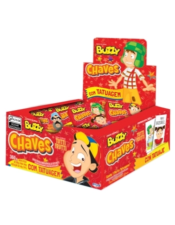 CHICLE BUZZY CHAVES TUTTI FRUTTI 90UN