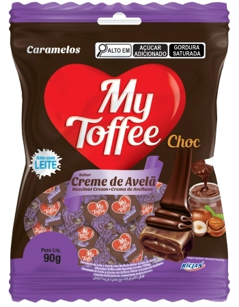 BALA MY TOFFEE CHOC RECH CREME DE AVELA 90G
