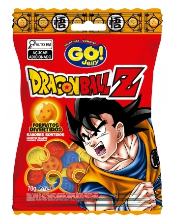 BALA GELATINA GO JELLY DRAGON BALLZ 70G
