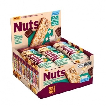 BARRA NUTS COCO E CHOCOLATE 12X25G