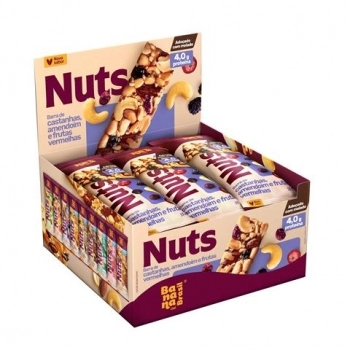 BARRA NUTS FRUTAS VERMELHAS 12X25G
