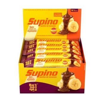 BARRA SUPINO ZERO BANANA AO LEITE 20X24G