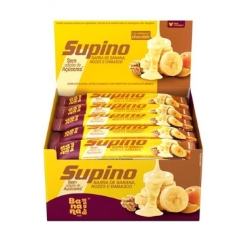 BARRA SUPINO ZERO BANANA NOZES E DAMASCO 20X24G