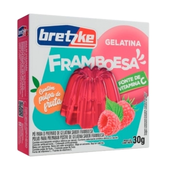 GELATINA BRETZKE FRAMBOESA 30G