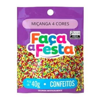 CONFEITO FACA A FESTA MICANGA COLOR 40G
