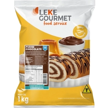 PUDIM LEKE GOURMET CHOCOLATE 1000G