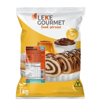 PUDIM LEKE GOURMET BAUNILHA 1000G