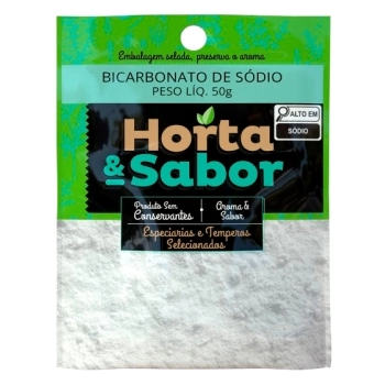 BICARBONATO DE SODIO HOR E SAB 50G