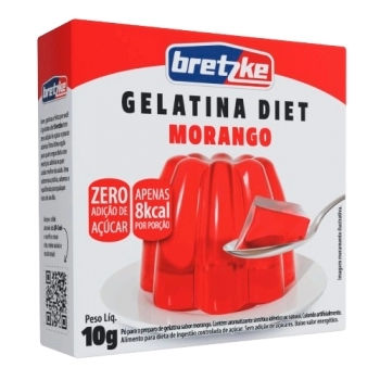 GELATINA BRETZKE DIET MORANGO 10G