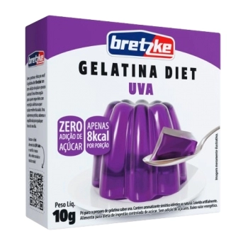GELATINA BRETZKE DIET UVA 10G