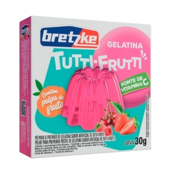 GELATINA BRETZKE TUTTI FRUTTI 30G