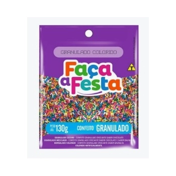 GRANULADO FACA A FESTA COLORIDO 130G