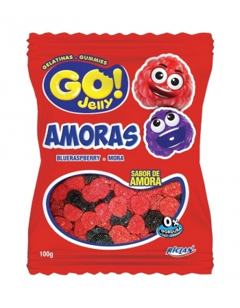 BALA GELATINA GO JELLY AMORA 100G