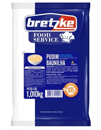 PUDIM BRETZKE BAUNILHA 1010G