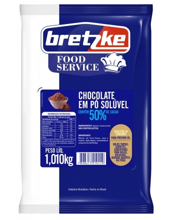 CHOCOLATE EM PO 50% BRETZKE 1010G