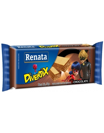 WAFER RENATA DIVERTIX CHOCOLATE 30X34G