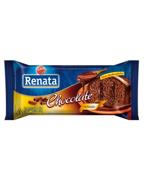 BOLO RENATA RECH CHOC C CHOCOLATE 300G