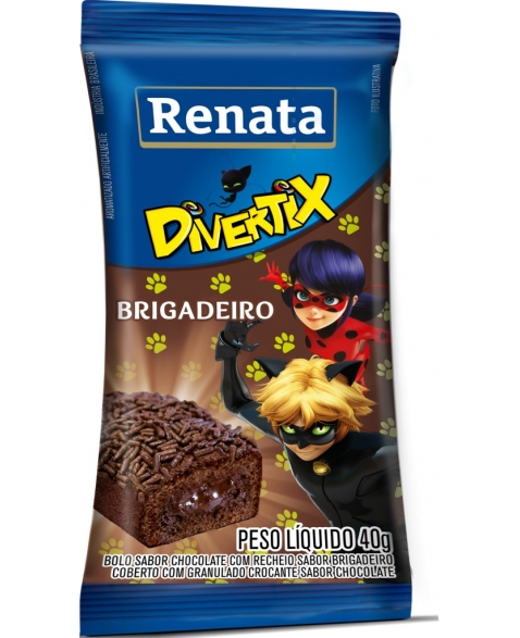 MINIBOLO RENATA DIVERT BRIGADEIRO 20X40G