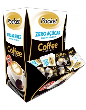 BALA POCKET ZERO COFFEE CANG 230G 100UN