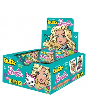 CHICLE BUZZY BARBIE HORTELA 100UN