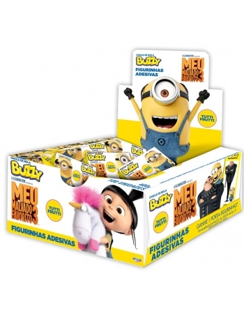 CHICLE BUZZY MINIONS TUTTI FRUTTI 100UN