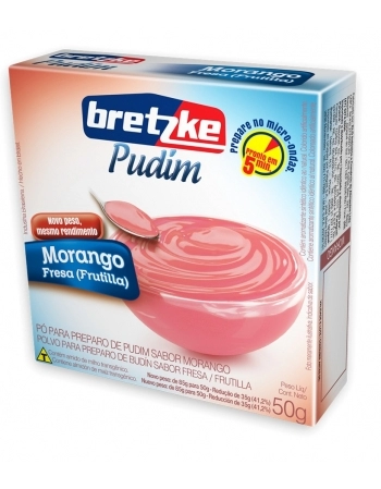 PUDIM BRETZKE MORANGO 50G