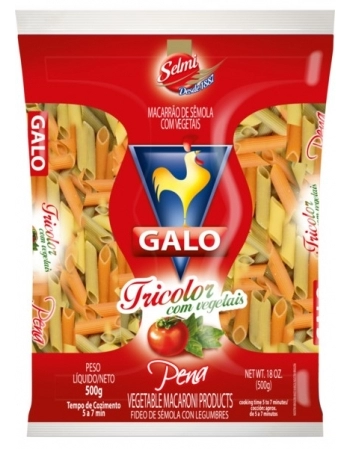 MAC GALO SEMOLA PENA TRICOLOR 500G