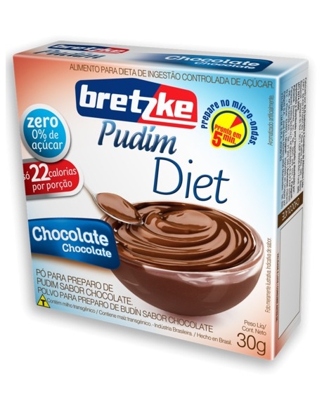PUDIM BRETZKE DIET CHOCOLATE 30G
