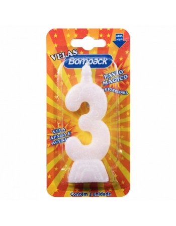 VELA SUPERNUMERO BOMPACK N0 AZUL 04UN